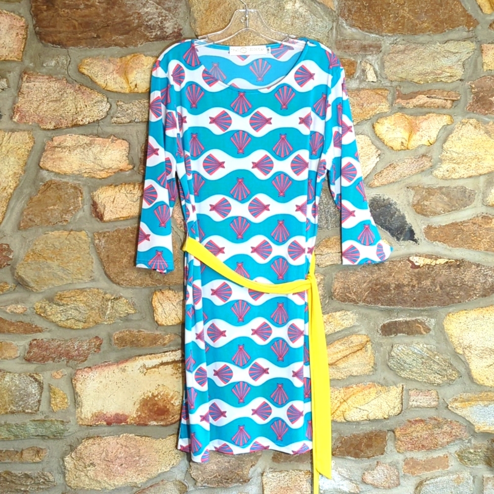 Tracy Negoshian shell print dress